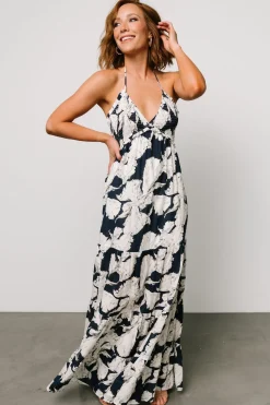 Sale Baltic Born Visalia Maxi Dress | Navy + White Navy+White