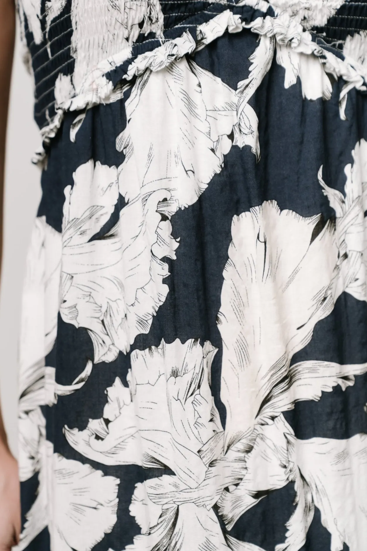 Sale Baltic Born Visalia Maxi Dress | Navy + White Navy+White