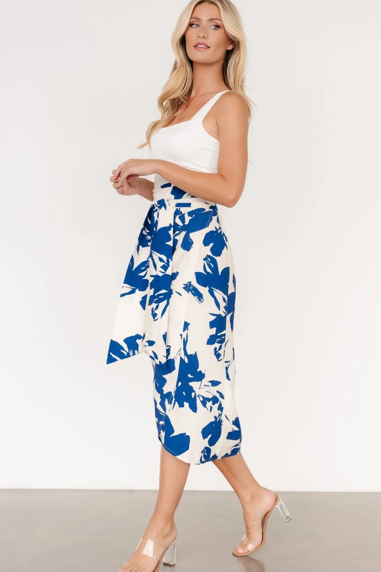 Clearance Baltic Born Vista Wrap Midi Skirt | Blue Print BluePrint