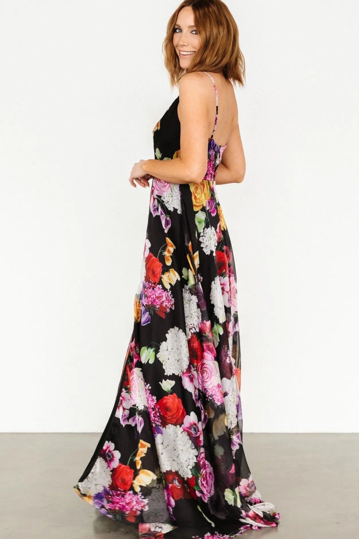 Outlet Baltic Born Vivienne Maxi Dress | Black Multi Floral BlackMultiFloral