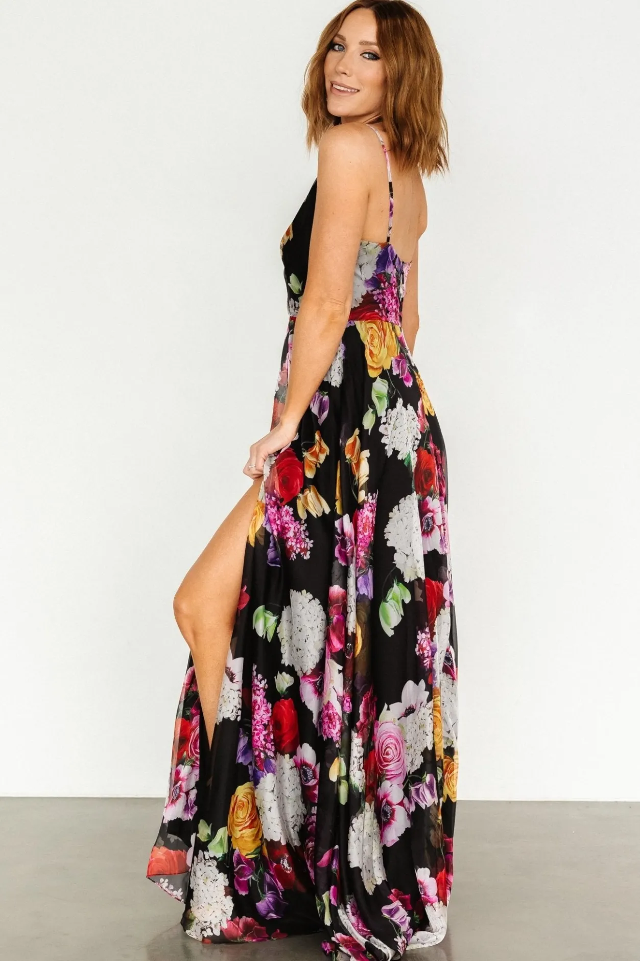Outlet Baltic Born Vivienne Maxi Dress | Black Multi Floral BlackMultiFloral