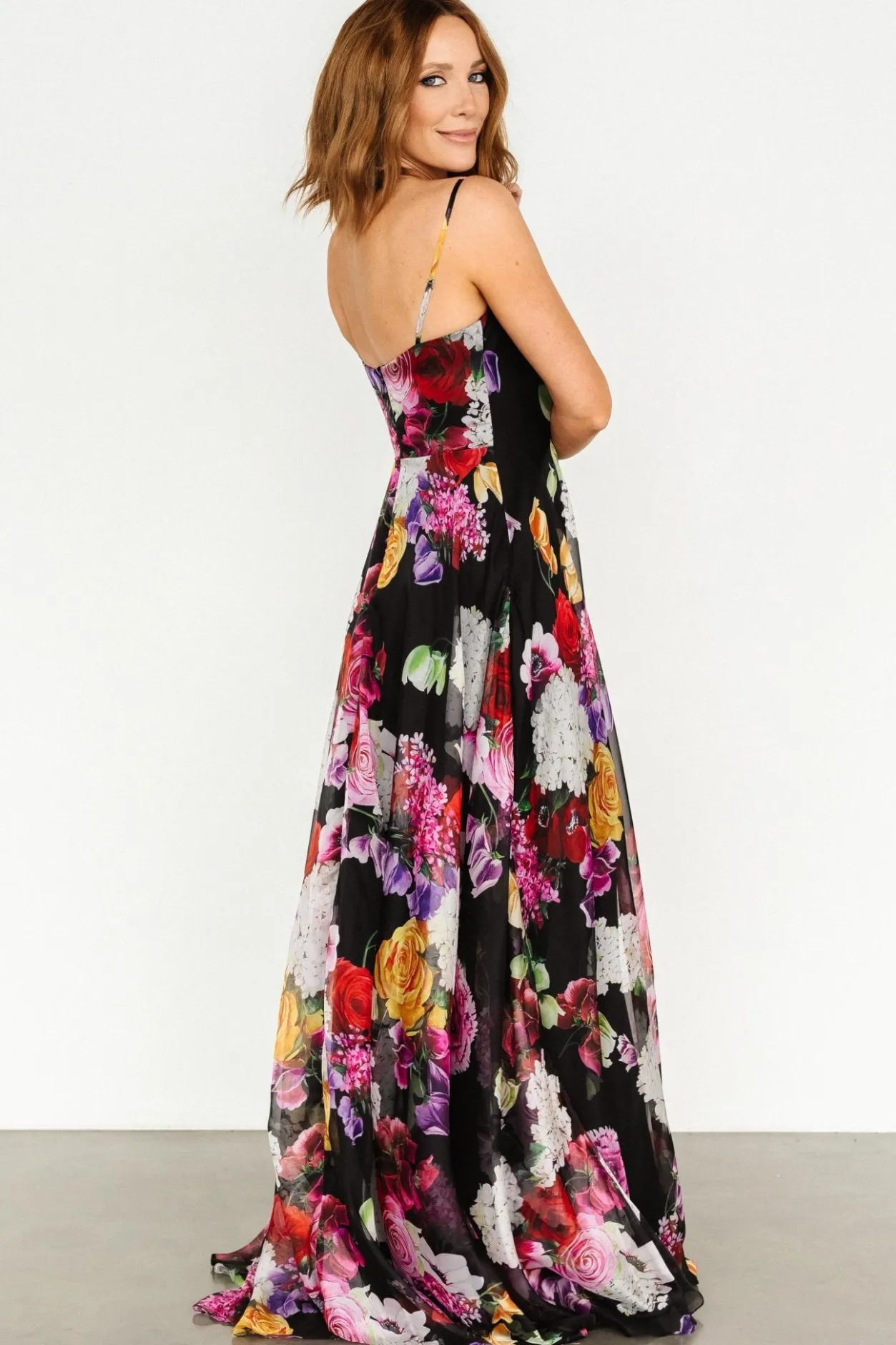 Outlet Baltic Born Vivienne Maxi Dress | Black Multi Floral BlackMultiFloral