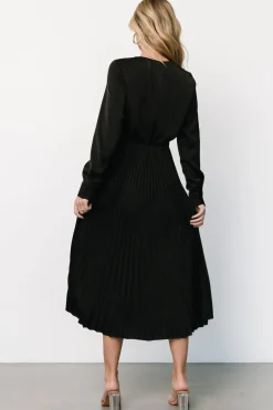 Online Baltic Born Waco Pleated Dress | Black