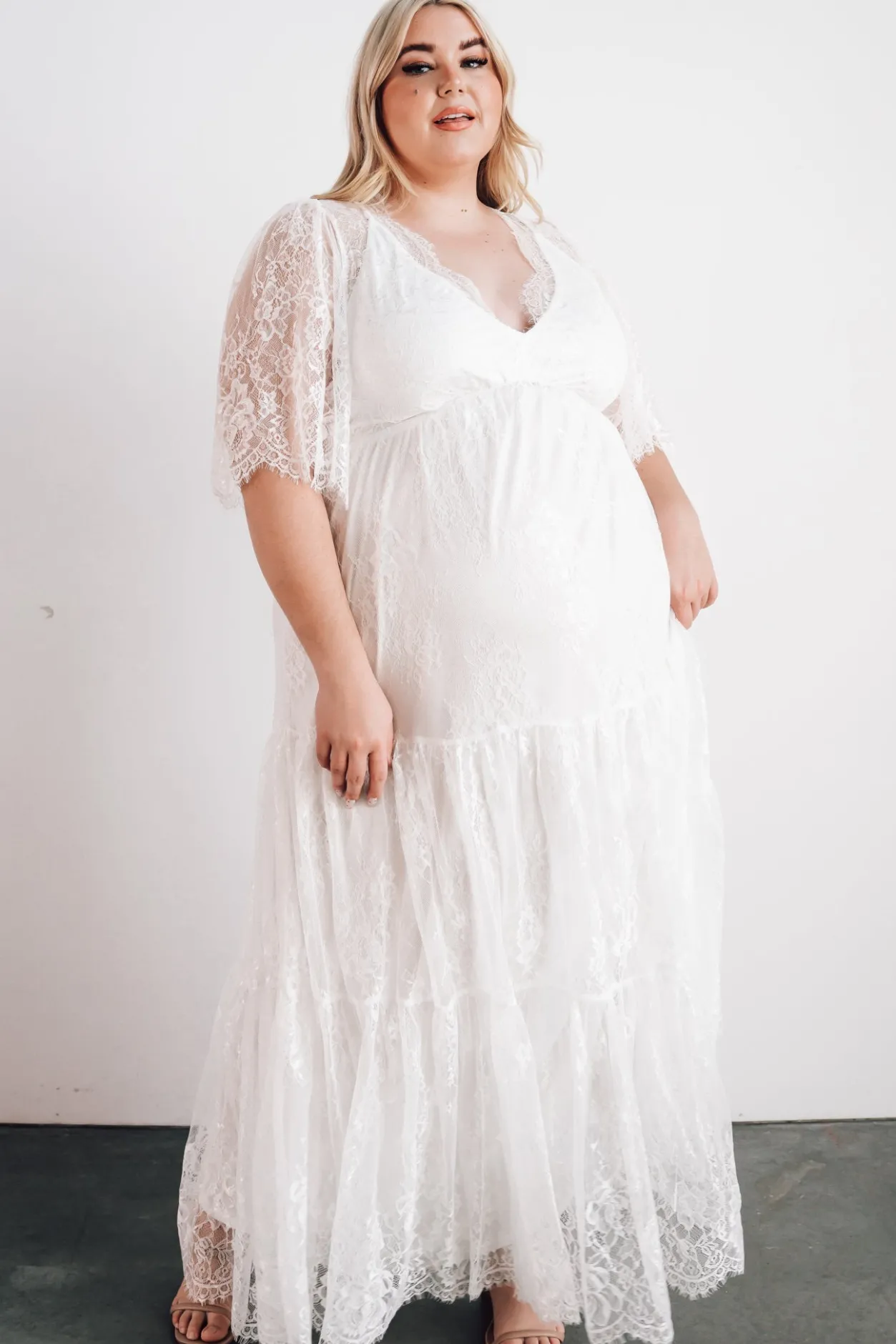 Best Baltic Born Wanderlust Lace Maxi Dress | White