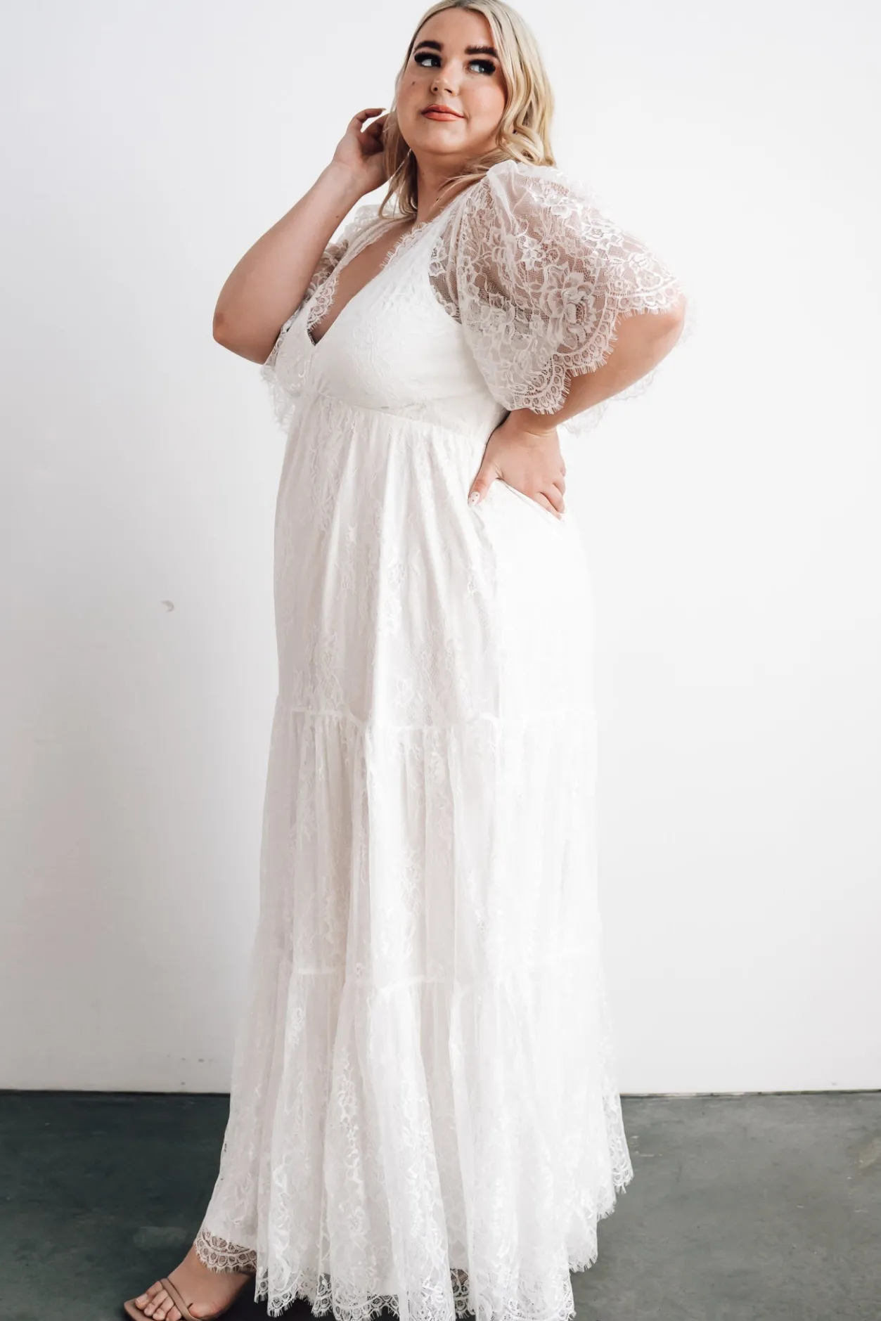 Best Baltic Born Wanderlust Lace Maxi Dress | White