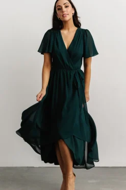 Sale Baltic Born Waverly Wrap Dress | Emerald