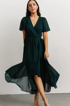 Sale Baltic Born Waverly Wrap Dress | Emerald