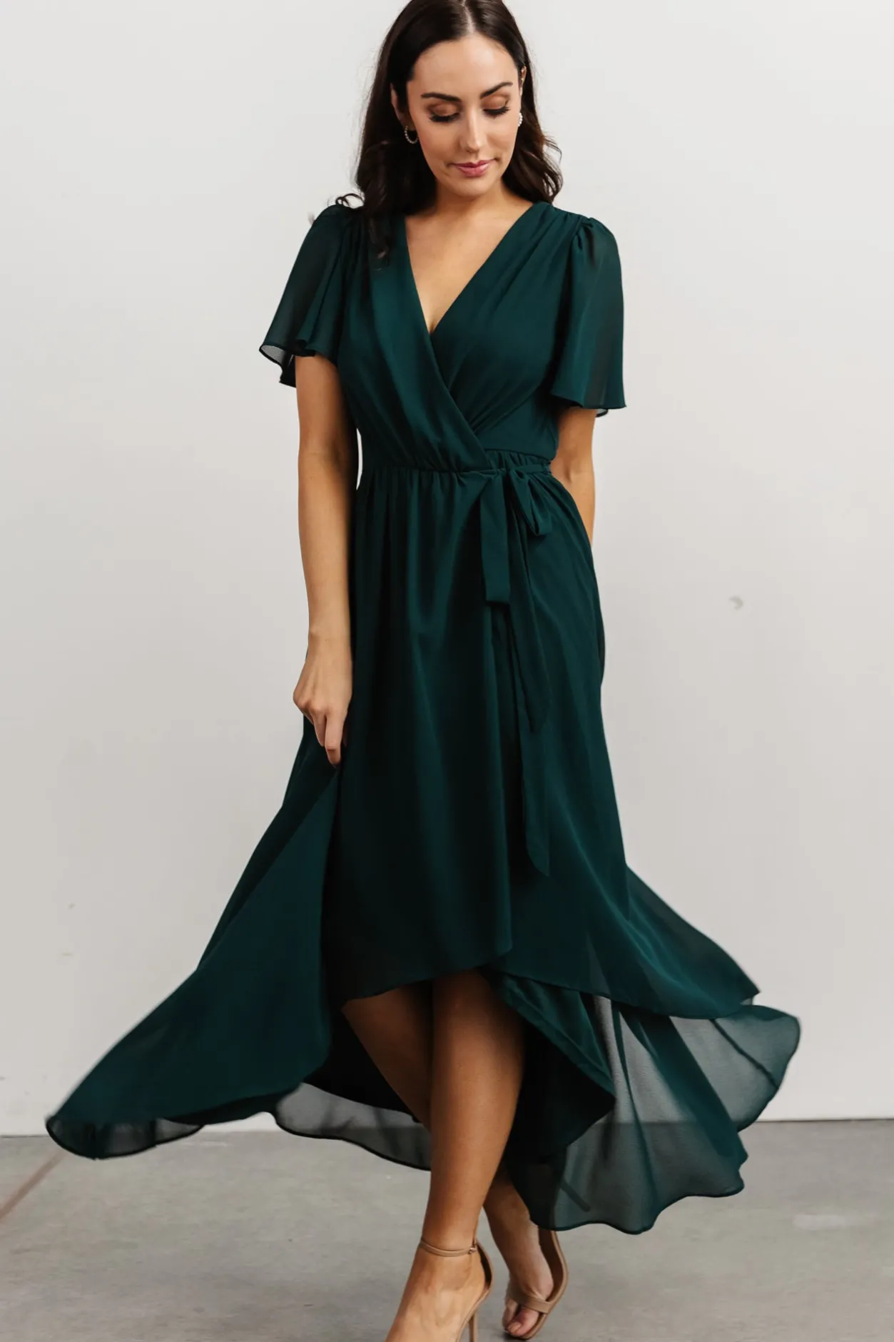 Sale Baltic Born Waverly Wrap Dress | Emerald