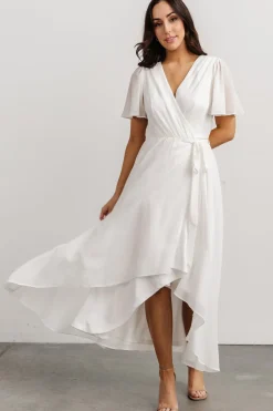 Clearance Baltic Born Waverly Wrap Dress | Off White OffWhite