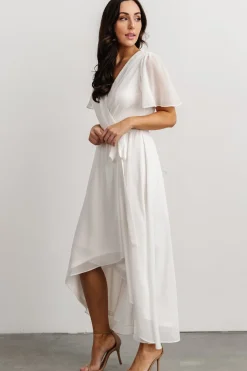 Clearance Baltic Born Waverly Wrap Dress | Off White OffWhite