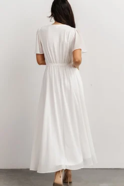 Clearance Baltic Born Waverly Wrap Dress | Off White OffWhite