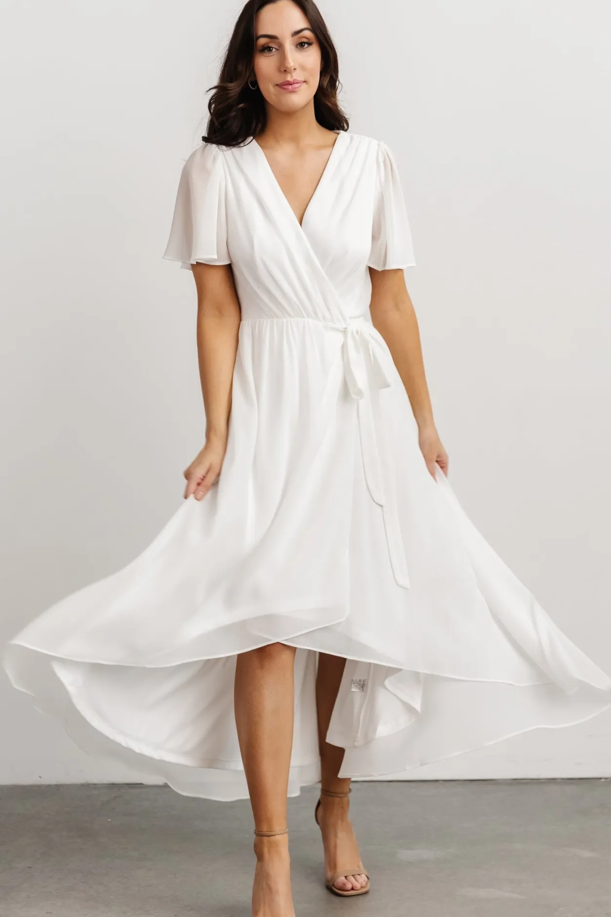 Clearance Baltic Born Waverly Wrap Dress | Off White OffWhite