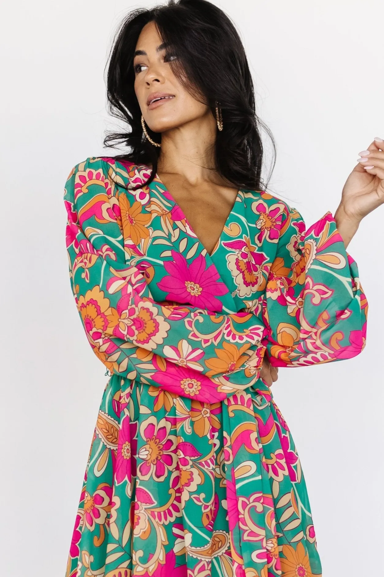 Outlet Baltic Born Wesley Mini Dress | Green Multi GreenMulti