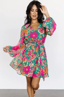 Outlet Baltic Born Wesley Mini Dress | Green Multi GreenMulti