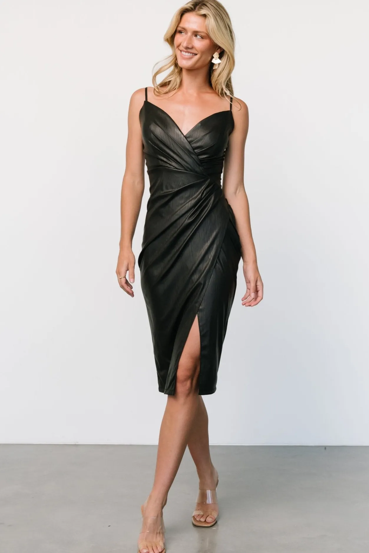 Clearance Baltic Born Whitney Midi Dress | Black