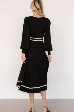 Fashion Baltic Born Winslet Knit Dress | Black + Cream Black+Cream