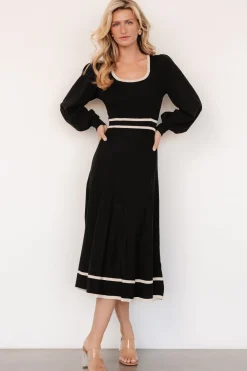 Fashion Baltic Born Winslet Knit Dress | Black + Cream Black+Cream
