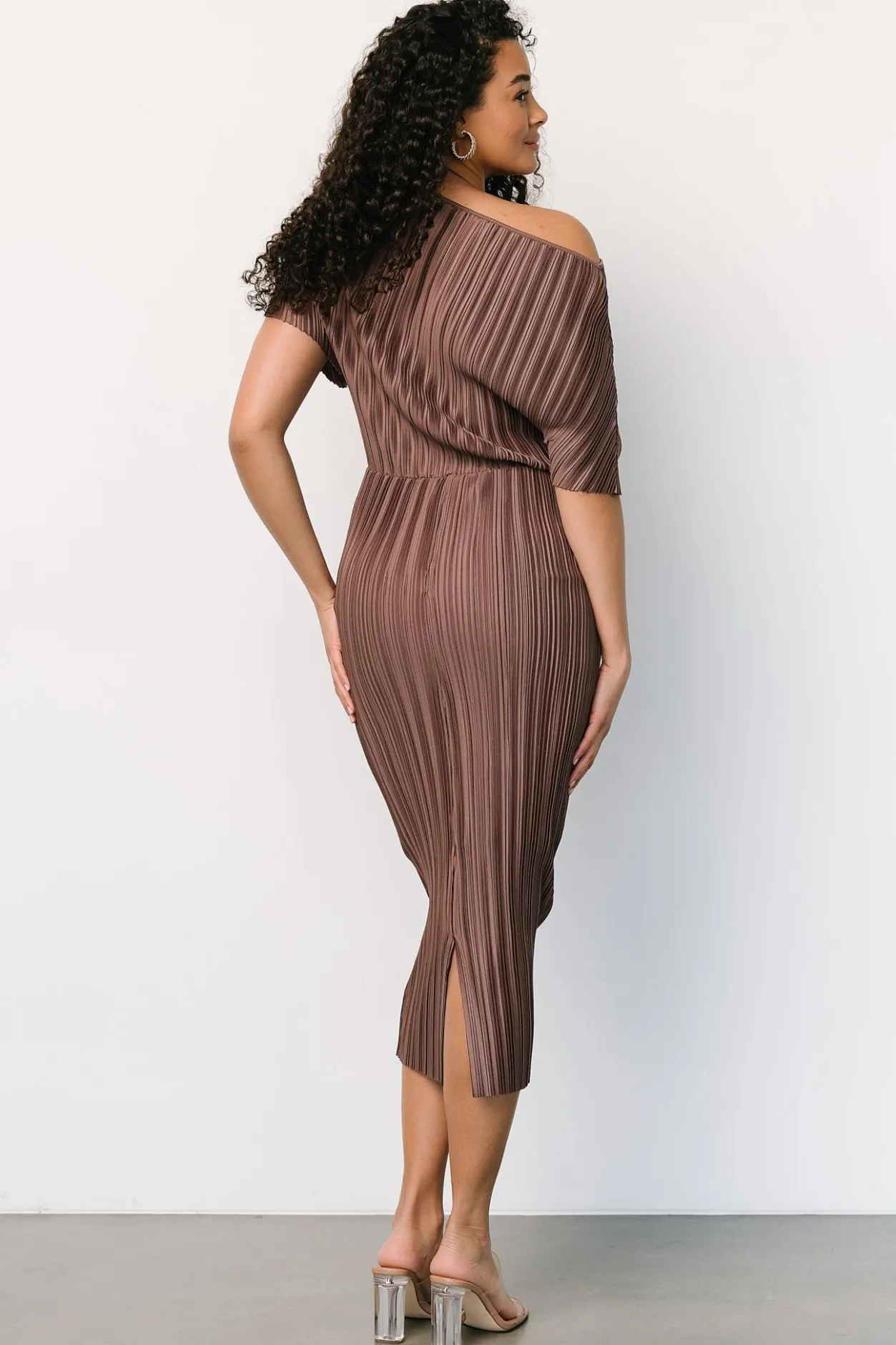 Fashion Baltic Born Winslow Pleated Midi Dress | Mink