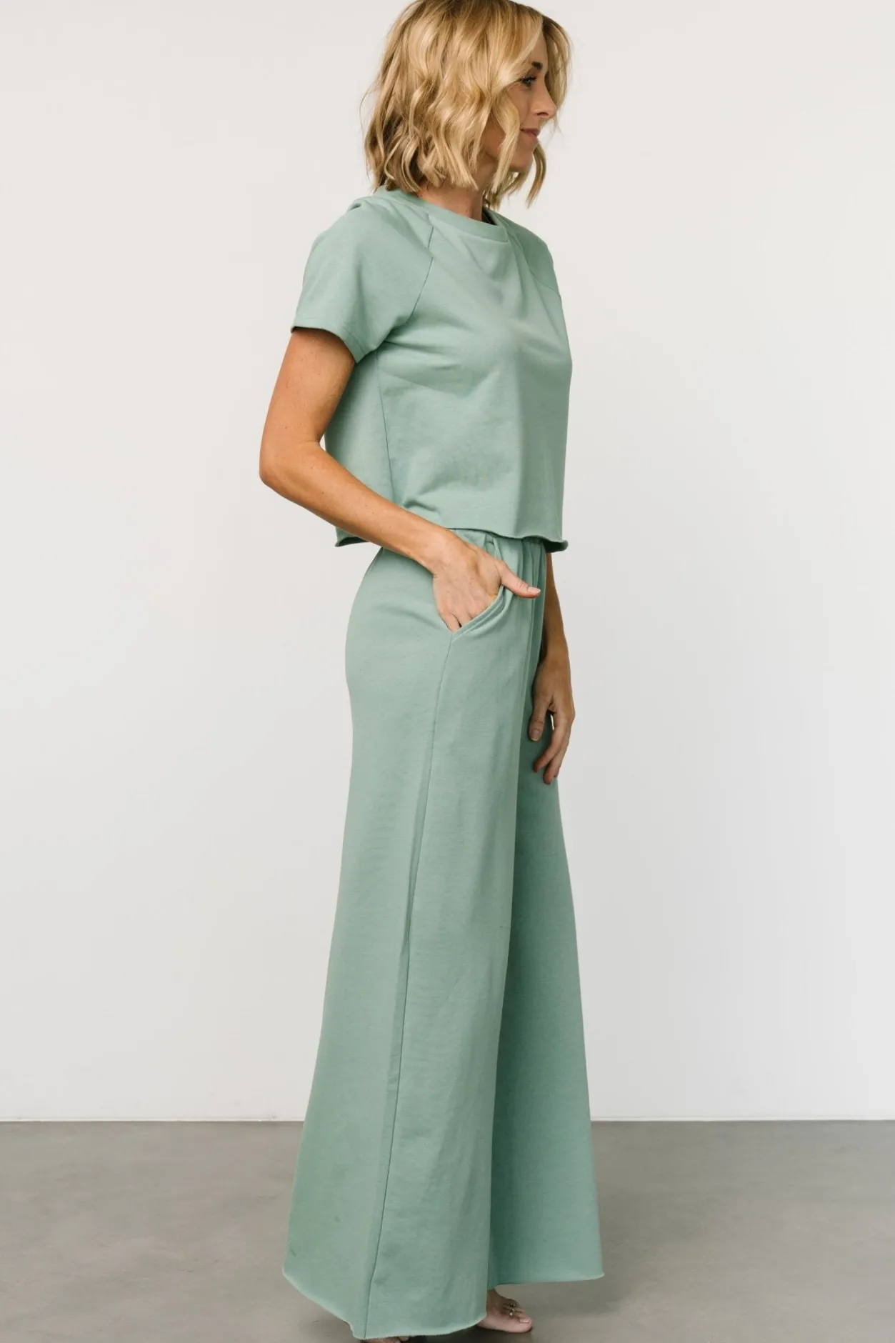 Clearance Baltic Born Wren Top + Pants Set | Sage
