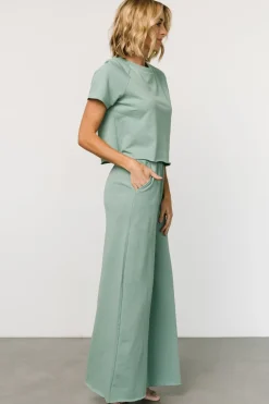 Clearance Baltic Born Wren Top + Pants Set | Sage