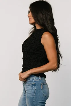 Sale Baltic Born Wyn Textured Tank Top | Black