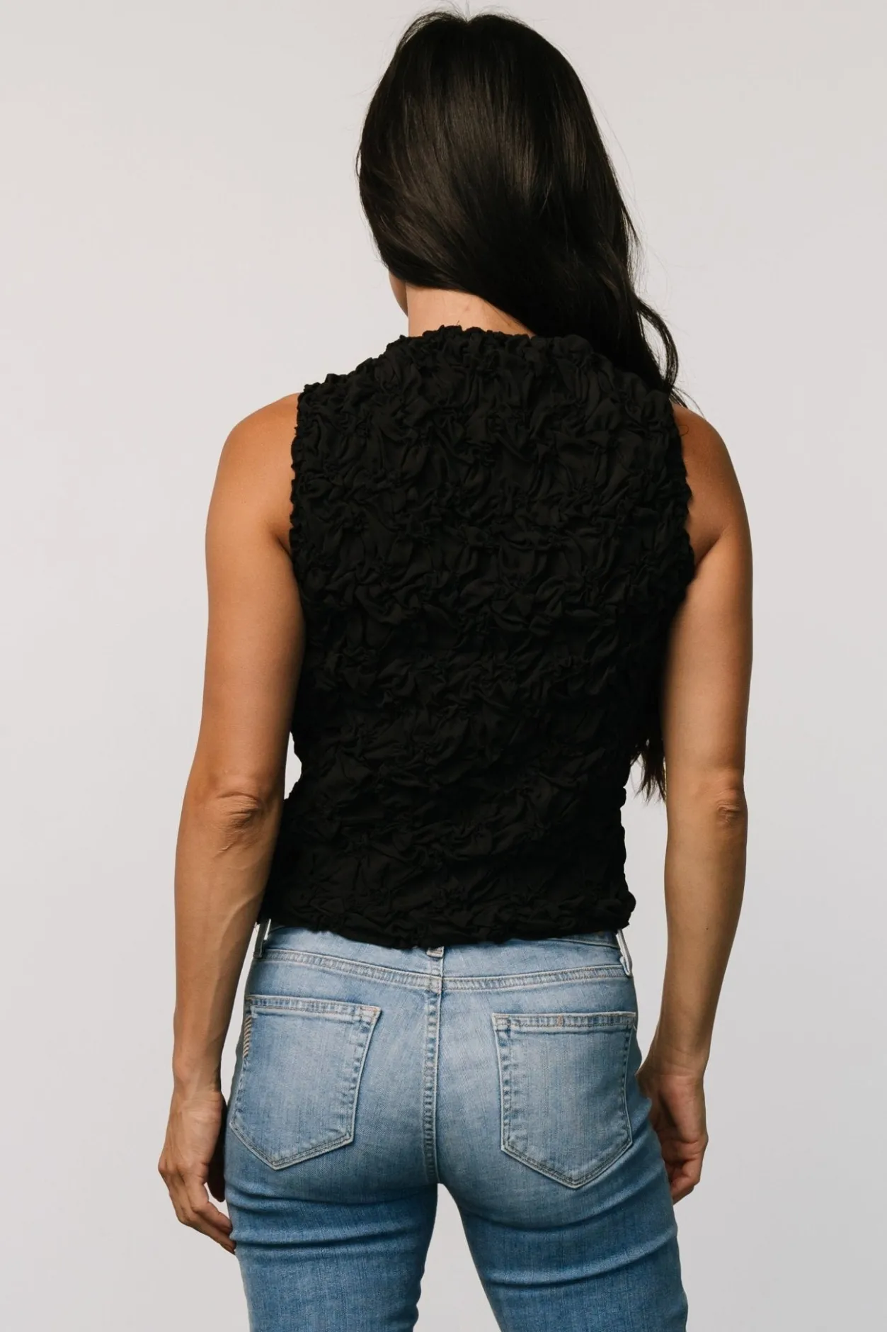 Sale Baltic Born Wyn Textured Tank Top | Black