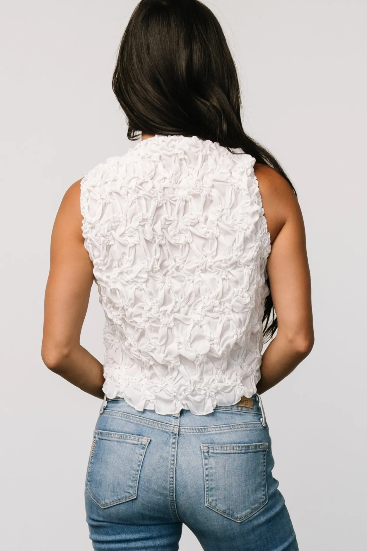 Online Baltic Born Wyn Textured Tank Top | White