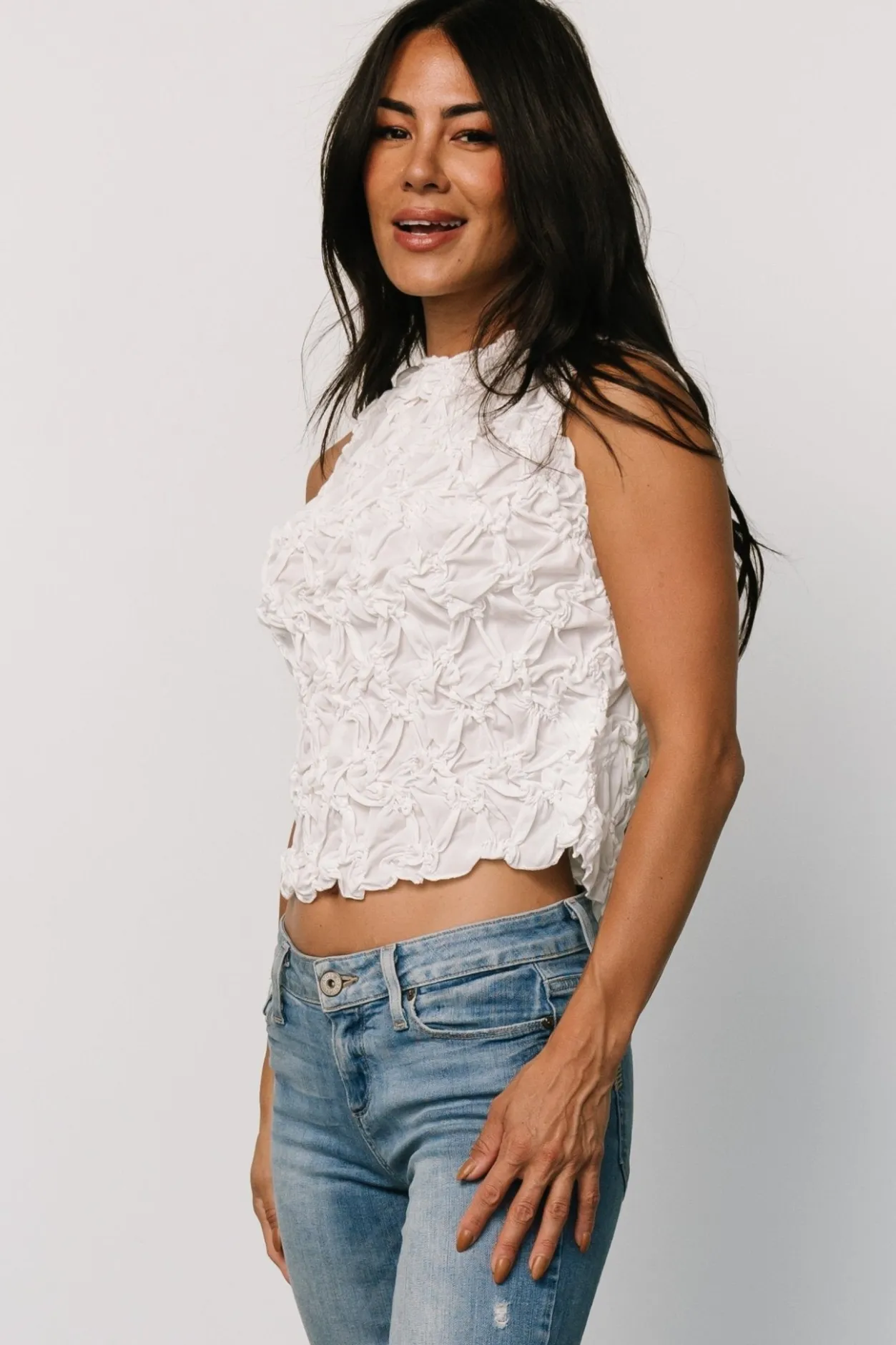 Online Baltic Born Wyn Textured Tank Top | White