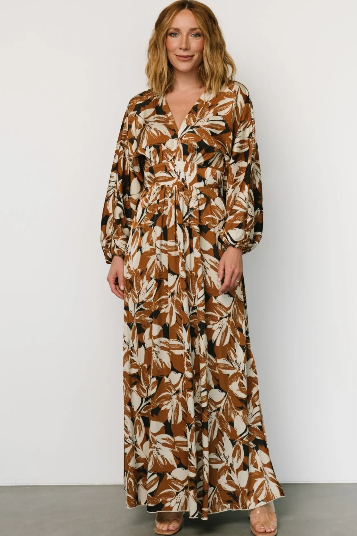 Discount Baltic Born Yolanthe Maxi Dress | Copper Multi CopperMulti