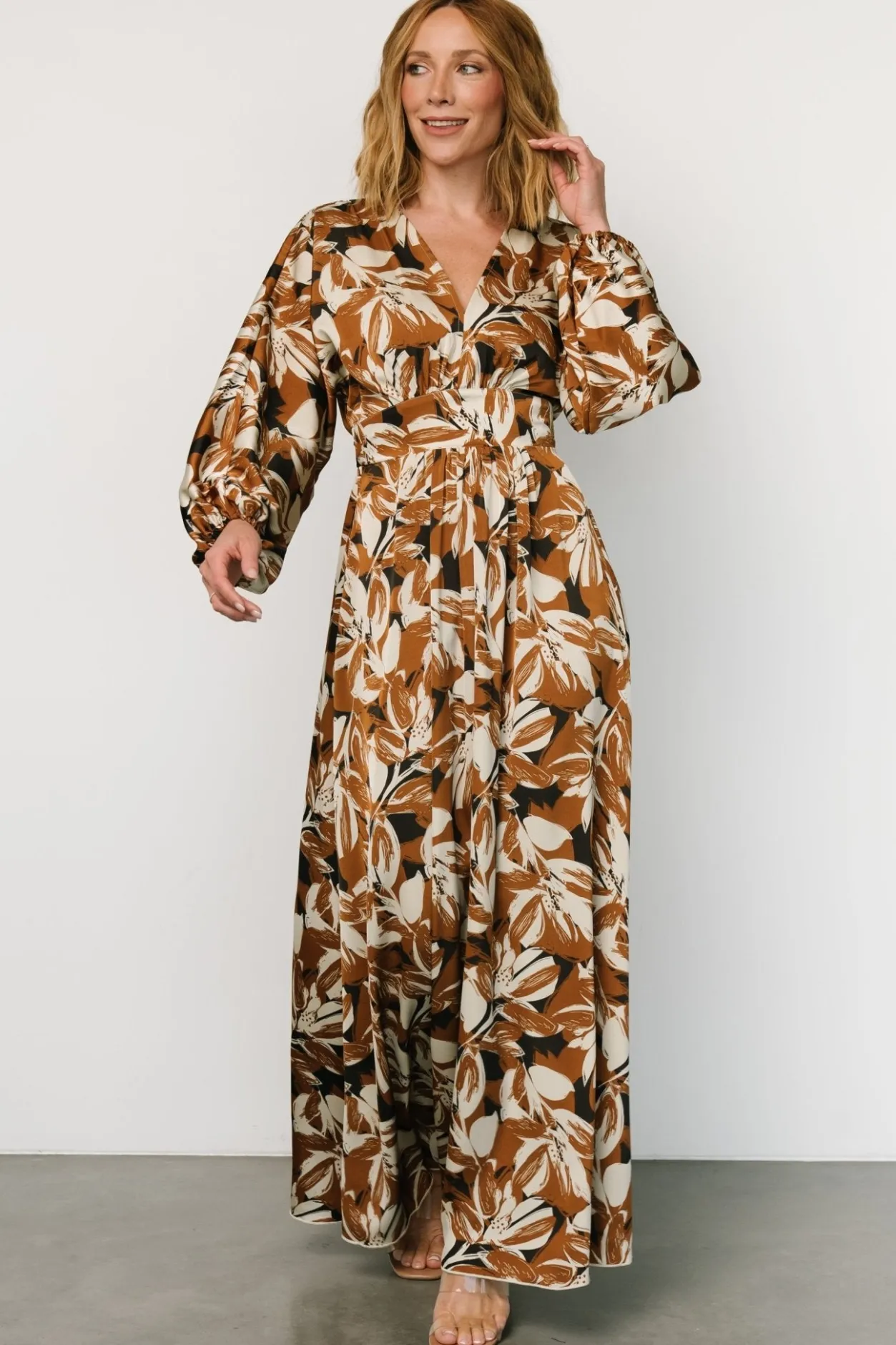 Discount Baltic Born Yolanthe Maxi Dress | Copper Multi CopperMulti