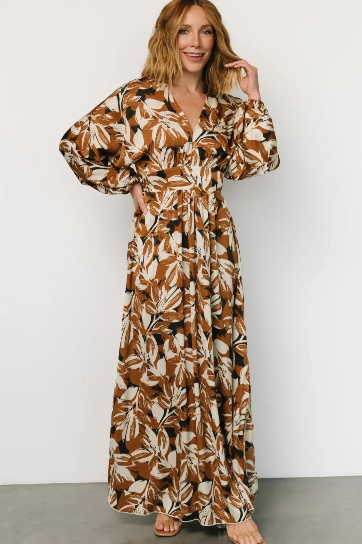 Discount Baltic Born Yolanthe Maxi Dress | Copper Multi CopperMulti