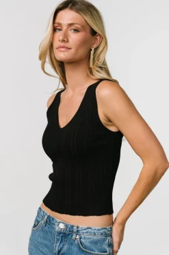 Fashion Baltic Born York V Neck Tank | Black