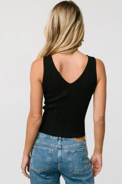 Fashion Baltic Born York V Neck Tank | Black