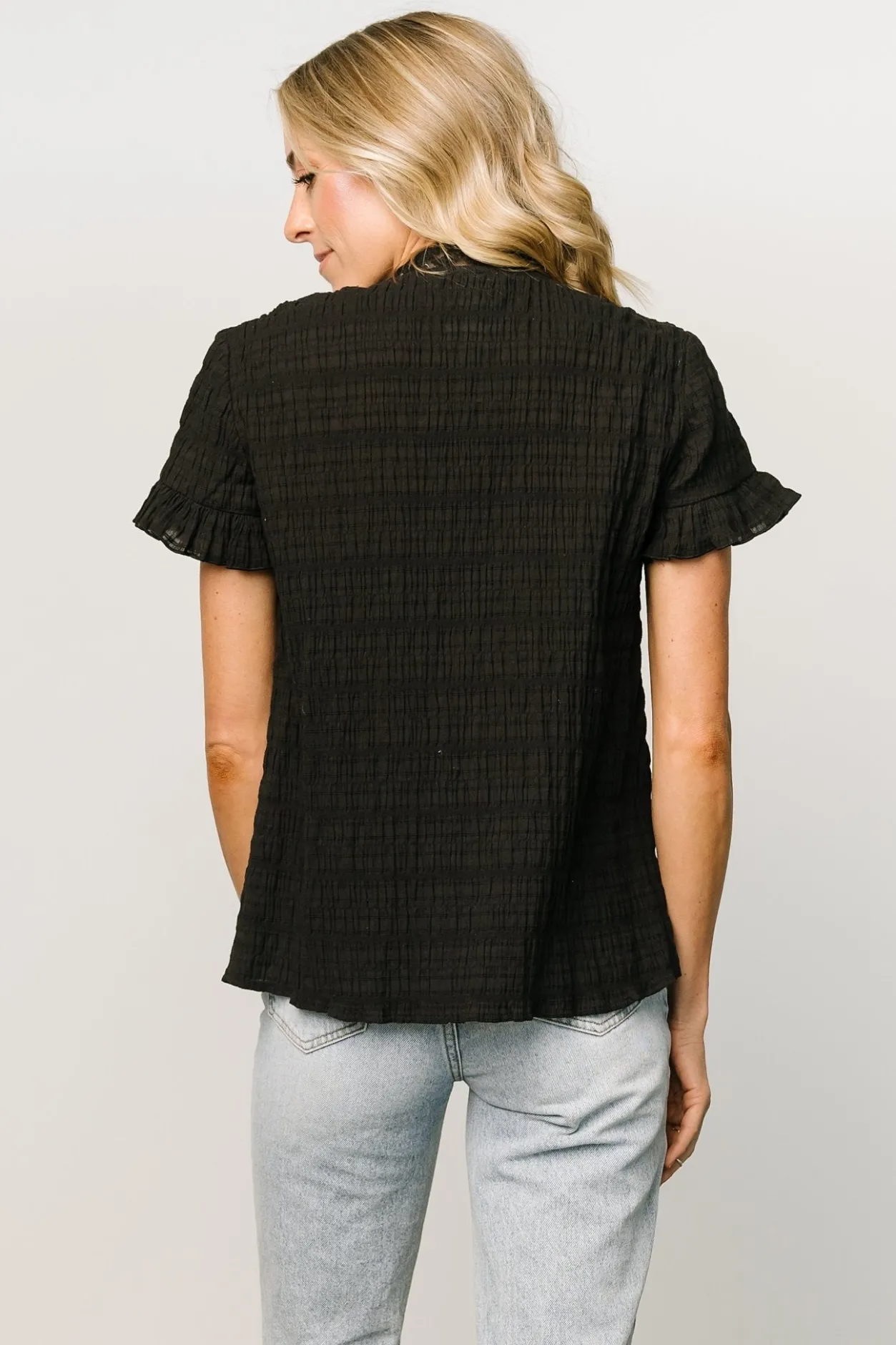Fashion Baltic Born Zara Lace Top | Black