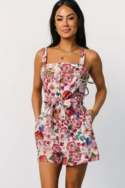 Hot Baltic Born Zariah Romper | Multi Floral MultiFloral