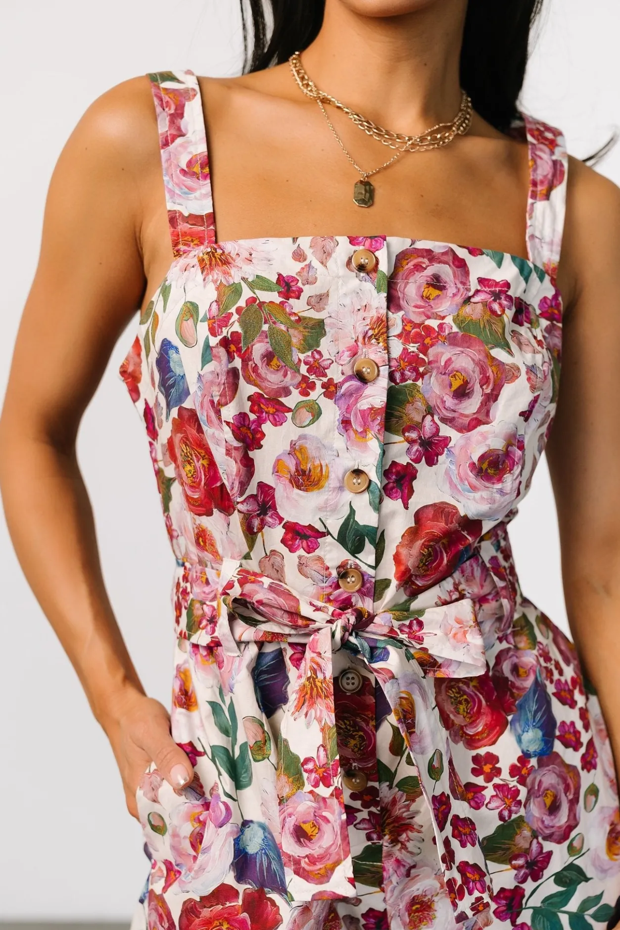 Hot Baltic Born Zariah Romper | Multi Floral MultiFloral