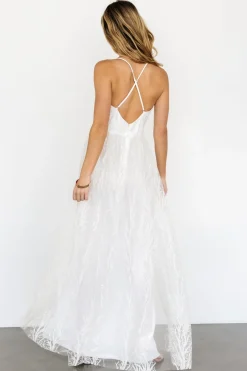 Fashion Baltic Born Zayla Shimmer Gown | White