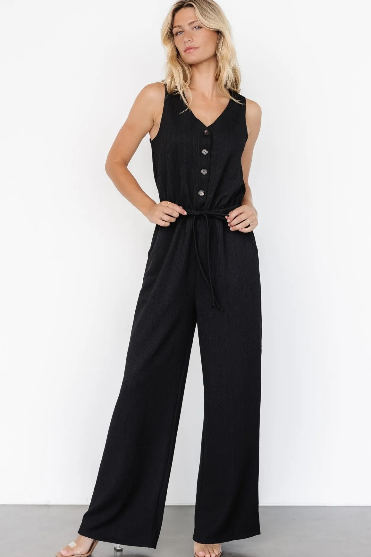 Sale Baltic Born Ziva Tank Jumpsuit | Black