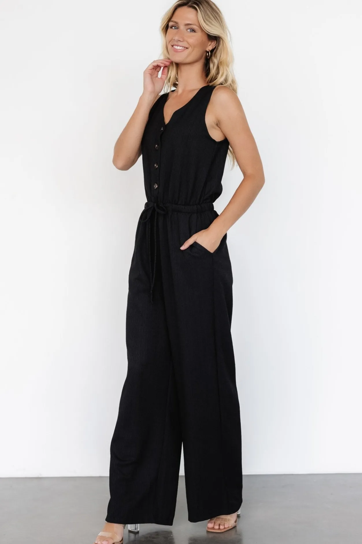 Sale Baltic Born Ziva Tank Jumpsuit | Black