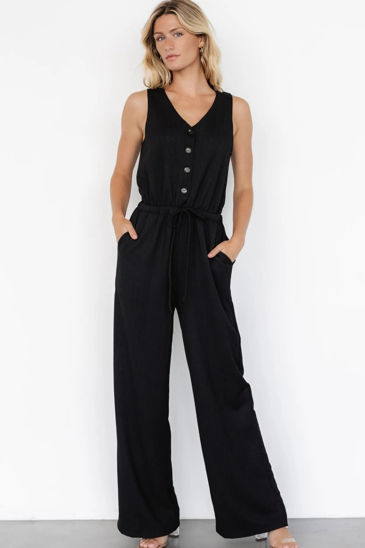 Sale Baltic Born Ziva Tank Jumpsuit | Black