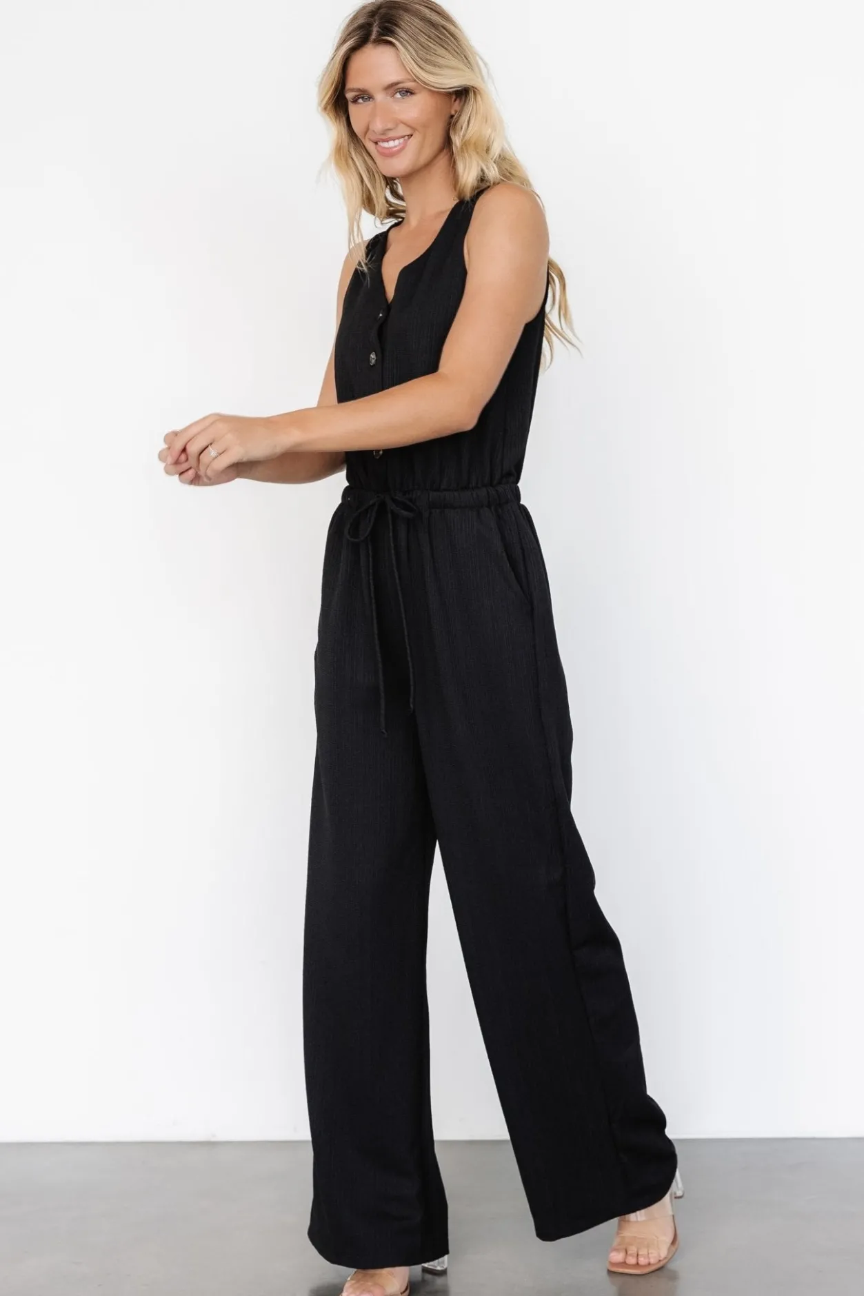 Sale Baltic Born Ziva Tank Jumpsuit | Black