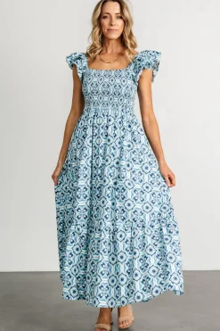 Online Baltic Born Zoey Smocked Maxi Dress | Blue Print BluePrint