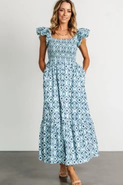 Online Baltic Born Zoey Smocked Maxi Dress | Blue Print BluePrint