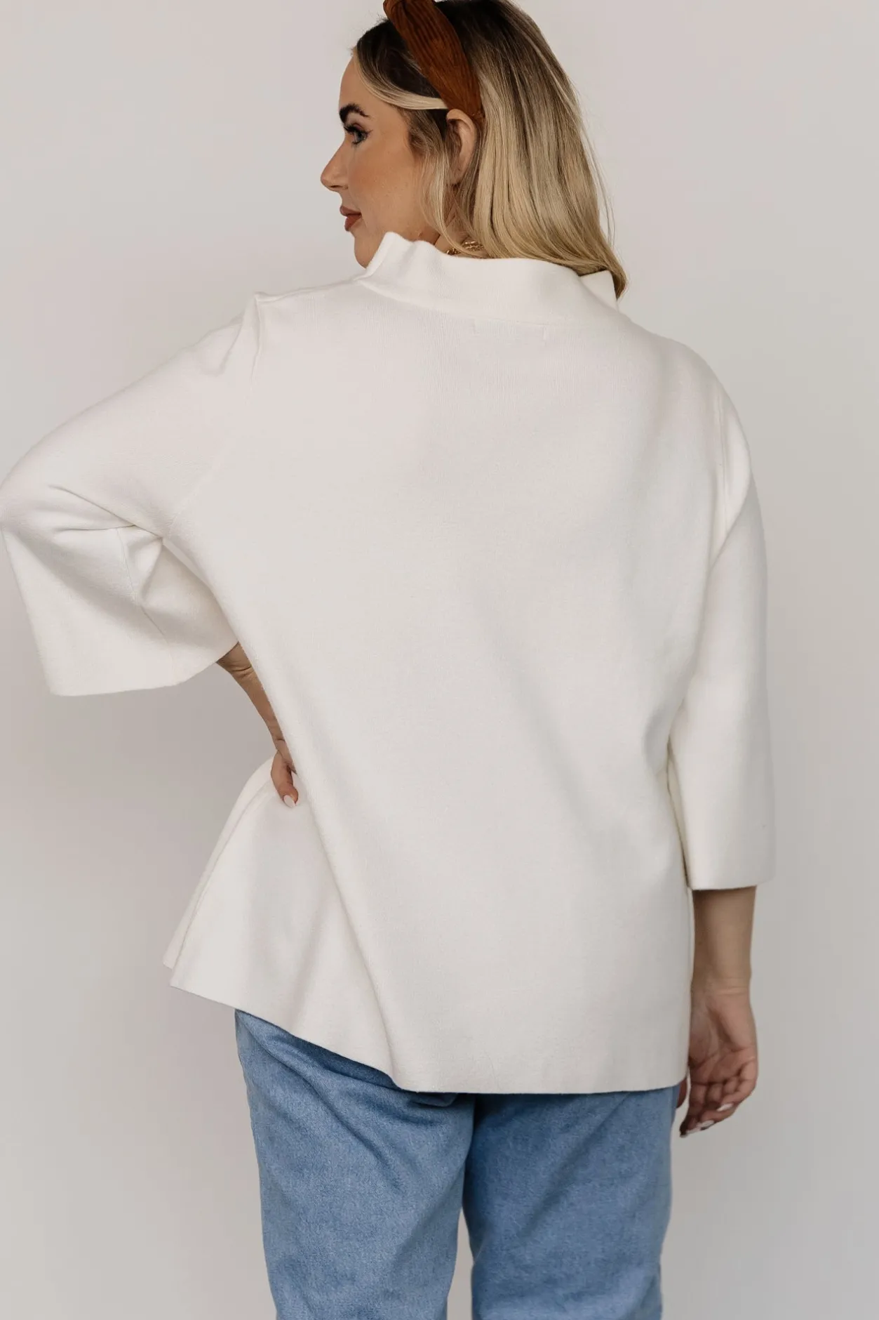 Hot Baltic Born Zola Bell Sleeve Sweater | Off White OffWhite