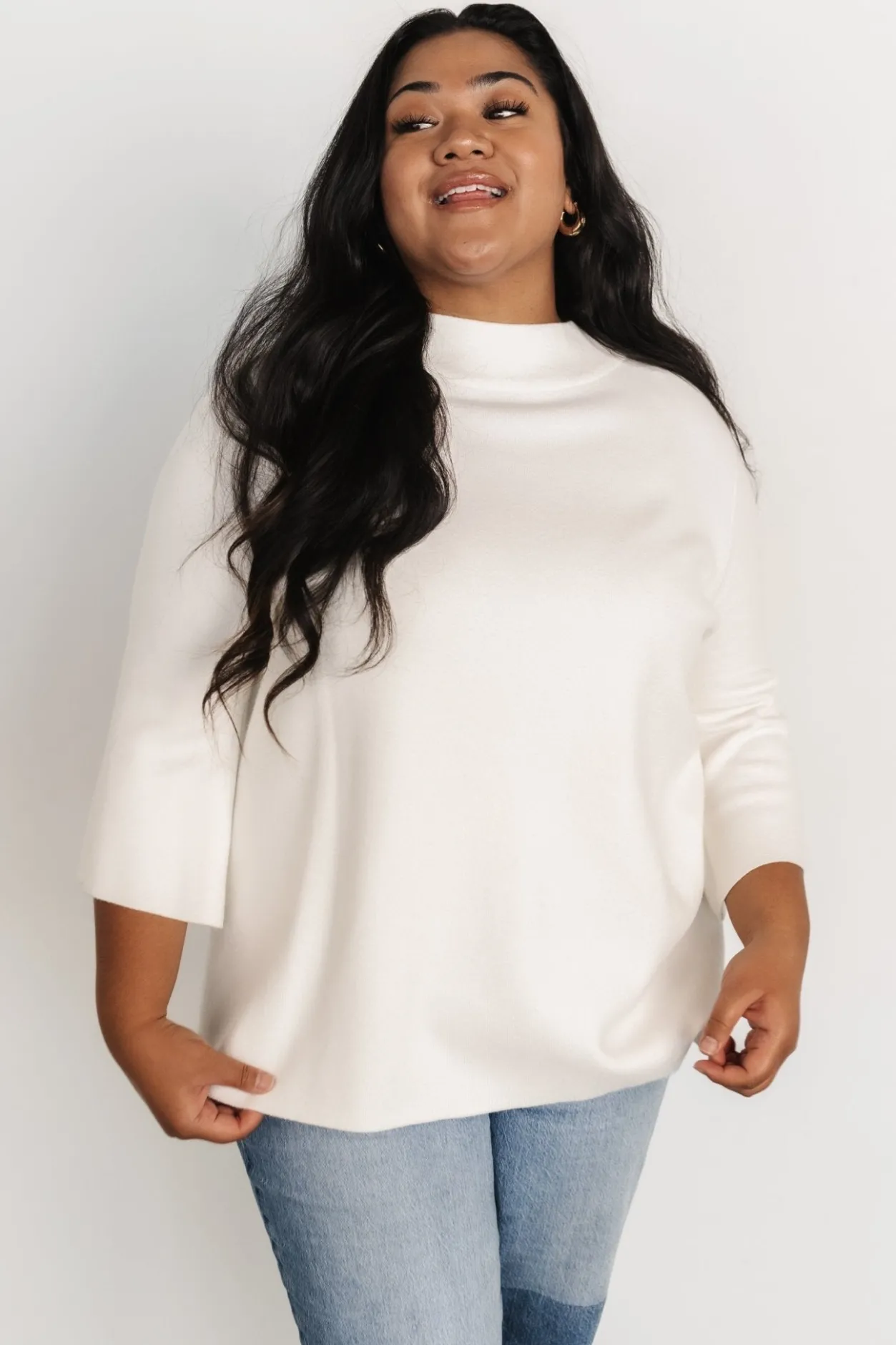 Hot Baltic Born Zola Bell Sleeve Sweater | Off White OffWhite