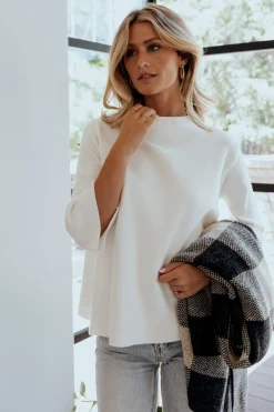 Hot Baltic Born Zola Bell Sleeve Sweater | Off White OffWhite