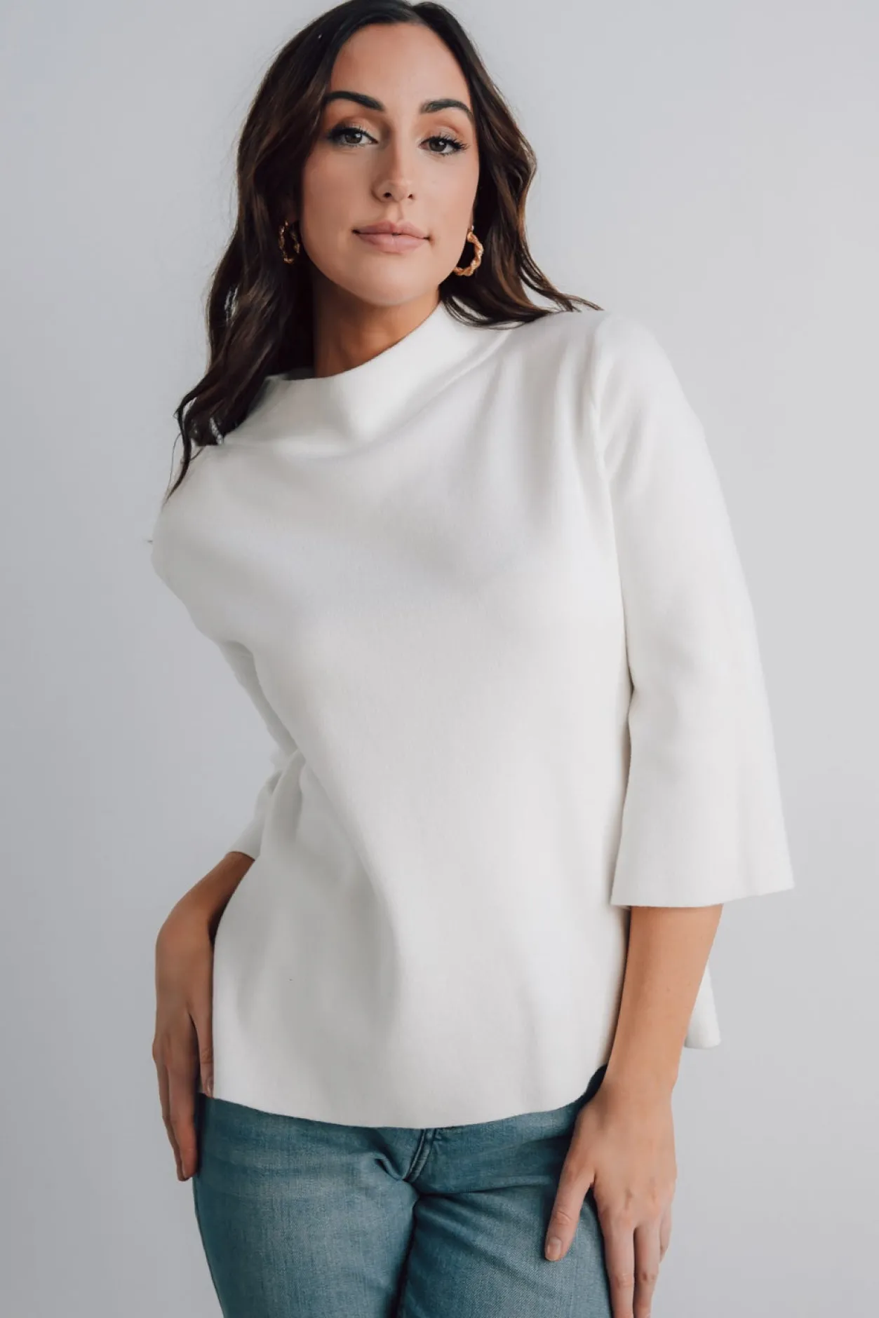 Hot Baltic Born Zola Bell Sleeve Sweater | Off White OffWhite