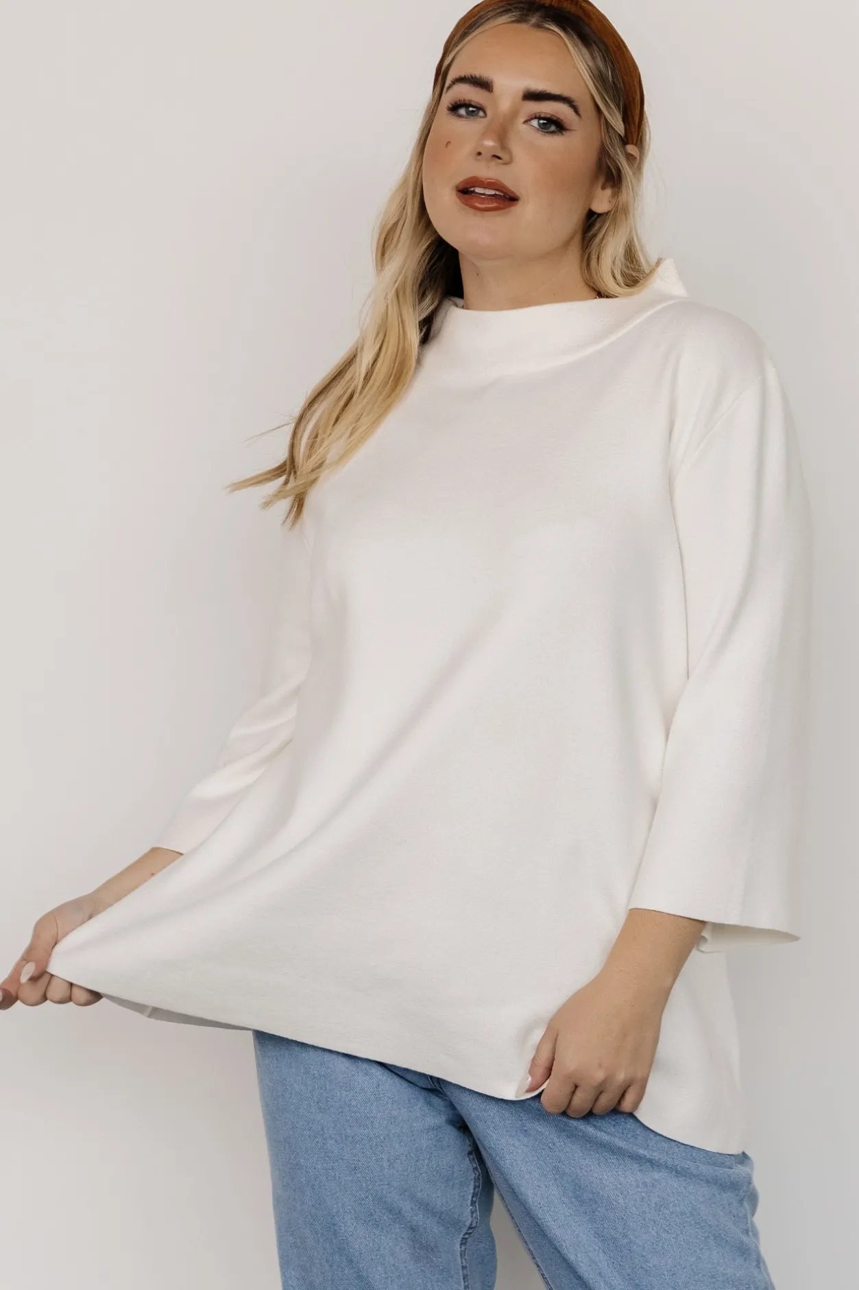Hot Baltic Born Zola Bell Sleeve Sweater | Off White OffWhite