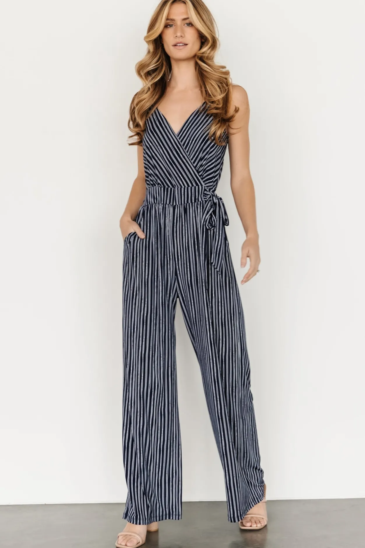 Best Baltic Born Zuri Tank Jumpsuit | Navy Stripe NavyStripe